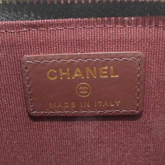 Auth CHANEL Classic Zip Card Case / Matrasse AP3179 Black Calfskin Coin Case - Picture 4 of 11